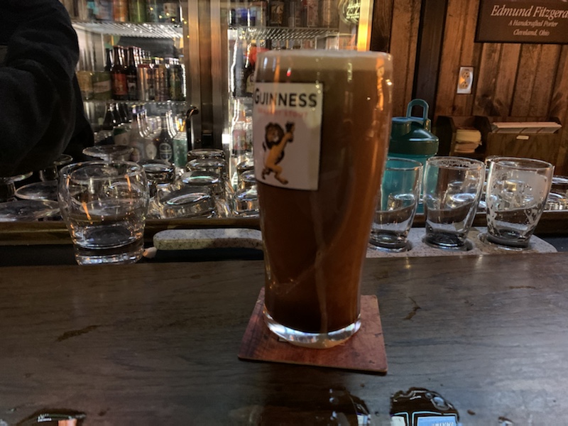 2020 Winking Lizard World Tour Of Beers #6 – Guinness Dry Irish Stout