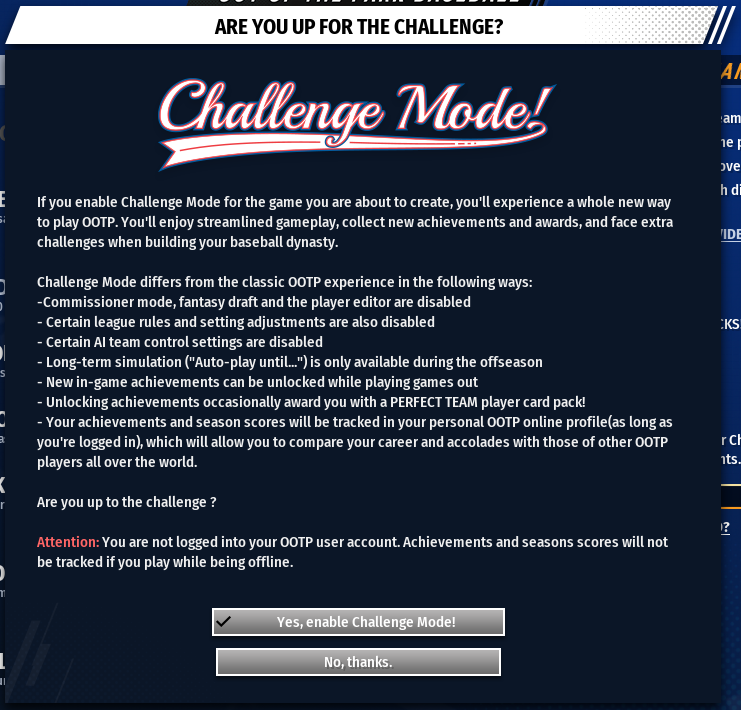 OOTP 21 Challenge Mode