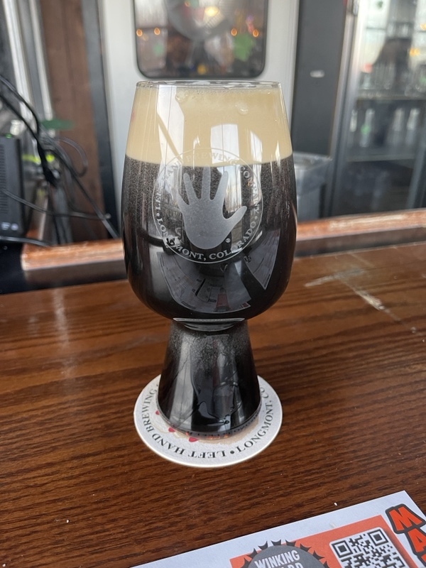 2022 Winking Lizard World Tour of Beers #13 – Left Hand Milk Stout Nitro (Glass Of The Month)