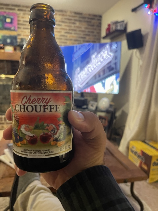 2022 Winking Lizard World Tour Of Beers #50 – Brasserie d’Achouffe Cherry Chouffe Fruit Beer