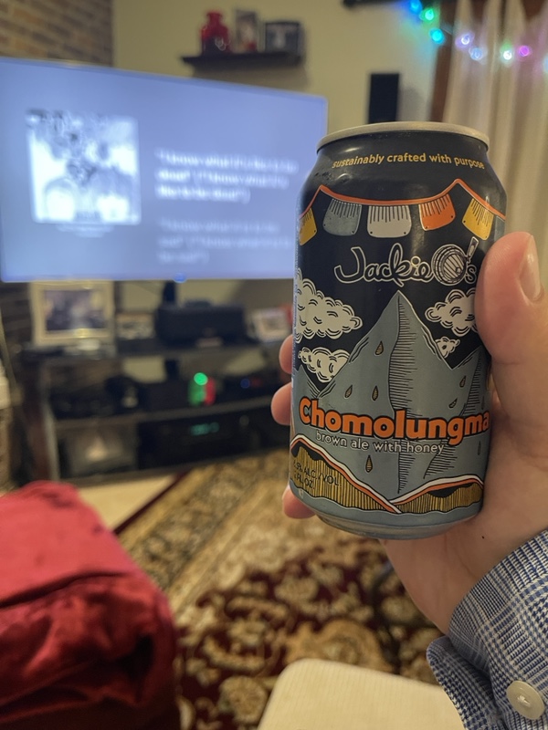 2022 Winking Lizard World Tour Of Beers #61 – Jackie O’s Chomolungma Brown Ale