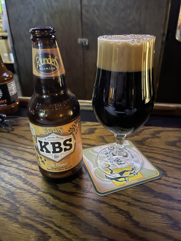 2022 Winking Lizard World Tour Of Beers #67 – Founders KBS Imperial Stout