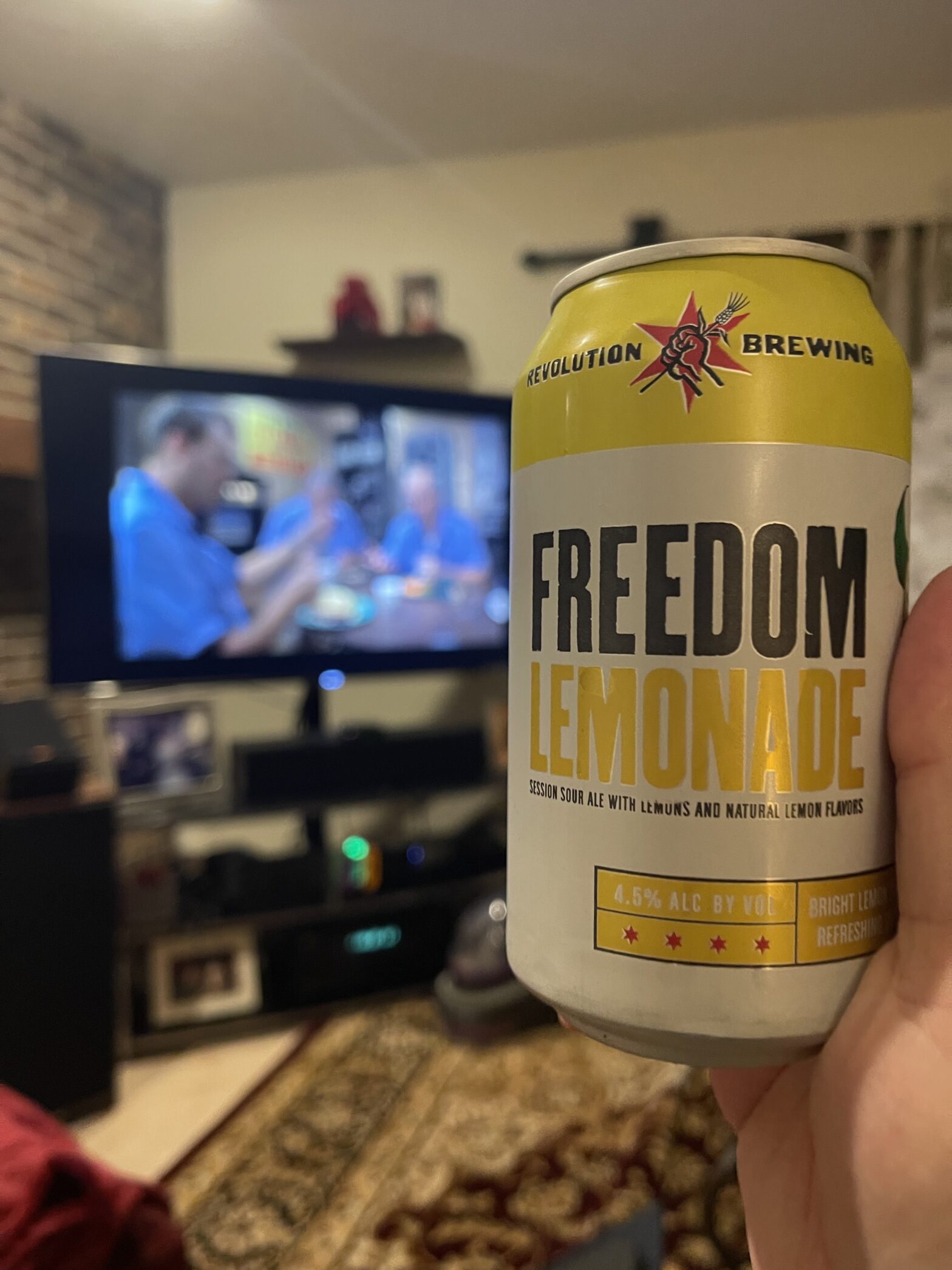 2022 Winking Lizard World Tour Of Beers #96 – Revolution Brewing Freedom Lemonade Session Sour Ale