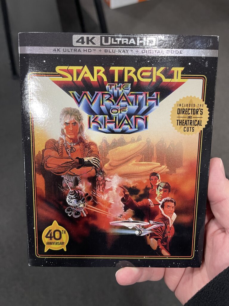 The 4K Ultra HD edition of Star Trek II: The Wrath Of Khan