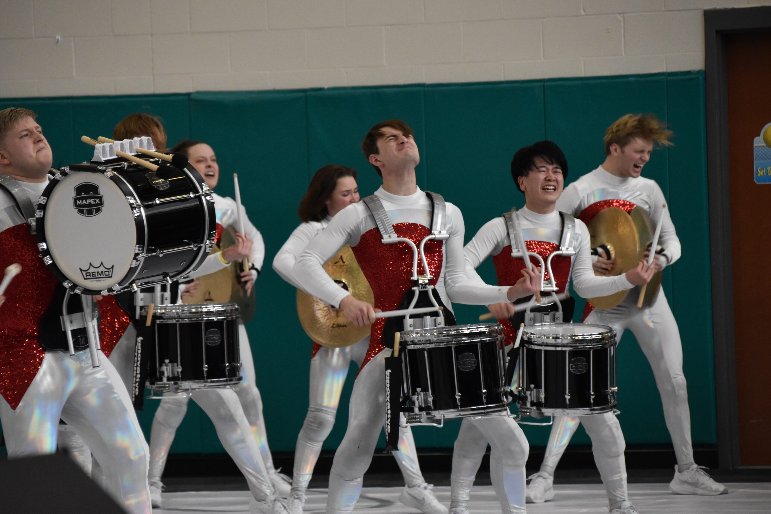 Matrix World Indoor Performance Ensemble performing at the OIPA Firestone competition in February of 2023.
