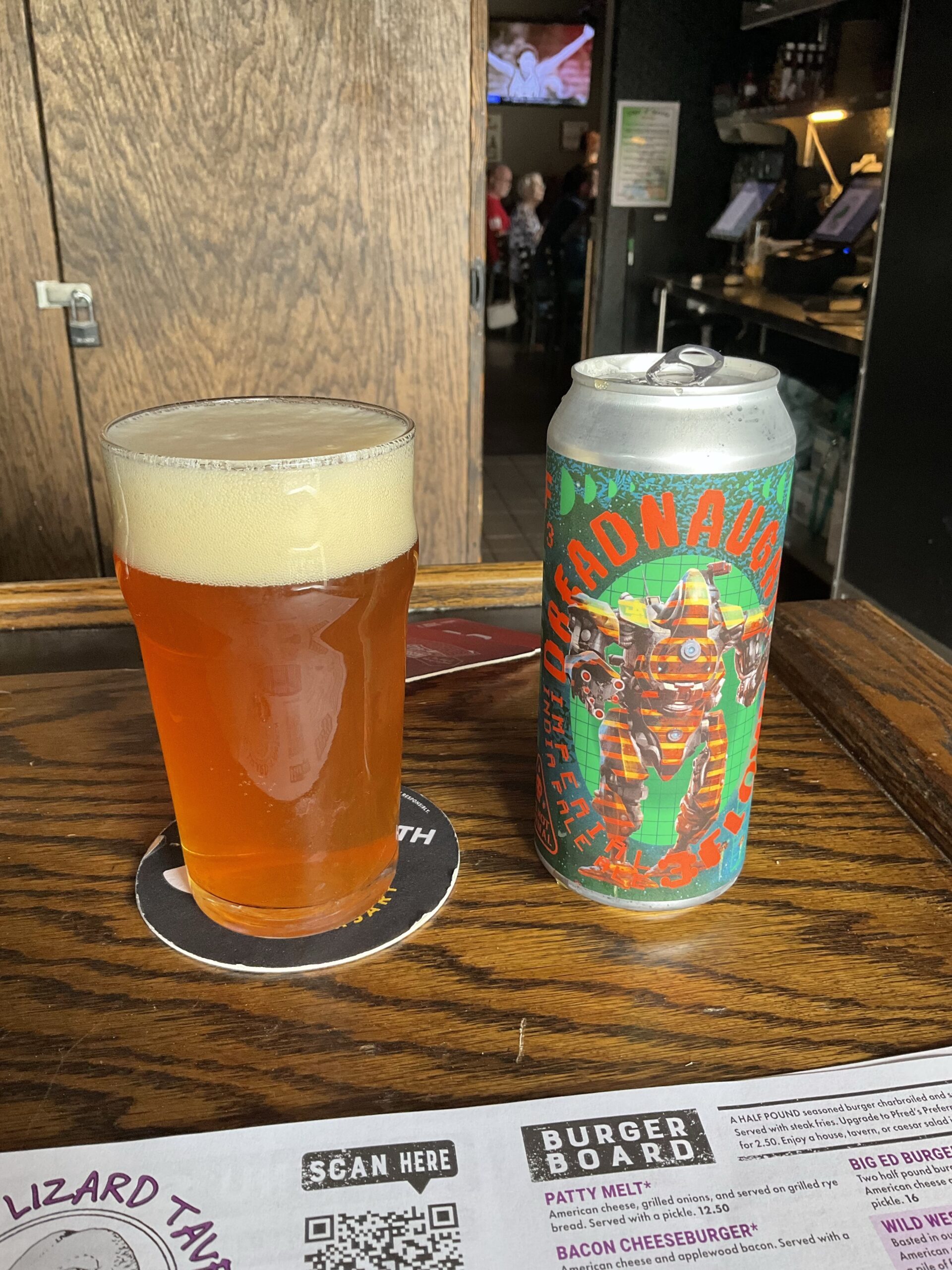 2023 Winking Lizard World Tour Of Beers #33 – 3 Floyds Dreadnaught Imperial IPA 16 oz Can (356)